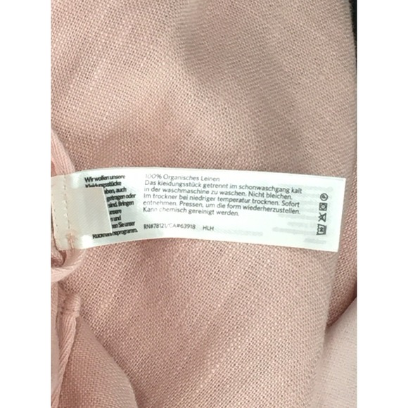 Eileen Fisher Powder Tencel Linen Long Open Front Jacket Women's Medium NWOT - Picture 5 of 6